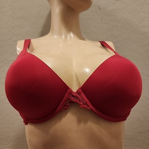 Maidenform Bra 36B Red Underwire Lined 09139 - Picture 2 of 4